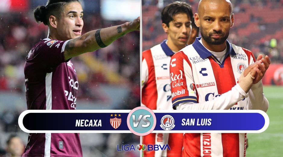 El partido entre Necaxa y Atlético de San Luis se disputará este viernes 6 de febrero. ESPECIAL / IMAGO7 y CANVA