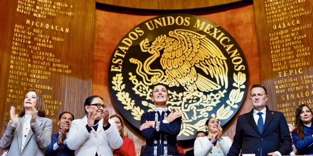 Morena: &ldquo;M&eacute;xico no se doblega y no se vende&rdquo;: Claudia Sheinbaum