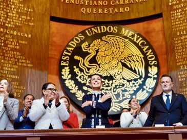 La Presidenta afirma que México no aceptará presiones externas ni cederá soberanía ante otros países. EL UNIVERSAL