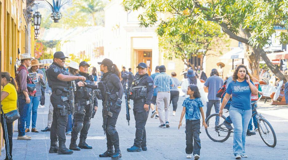 Elementos de la Policía estatal asumieron el control de la seguridad en Tequila, en coordinación con la Guardia Nacional. EL INFORMADOR/ J. Acosta