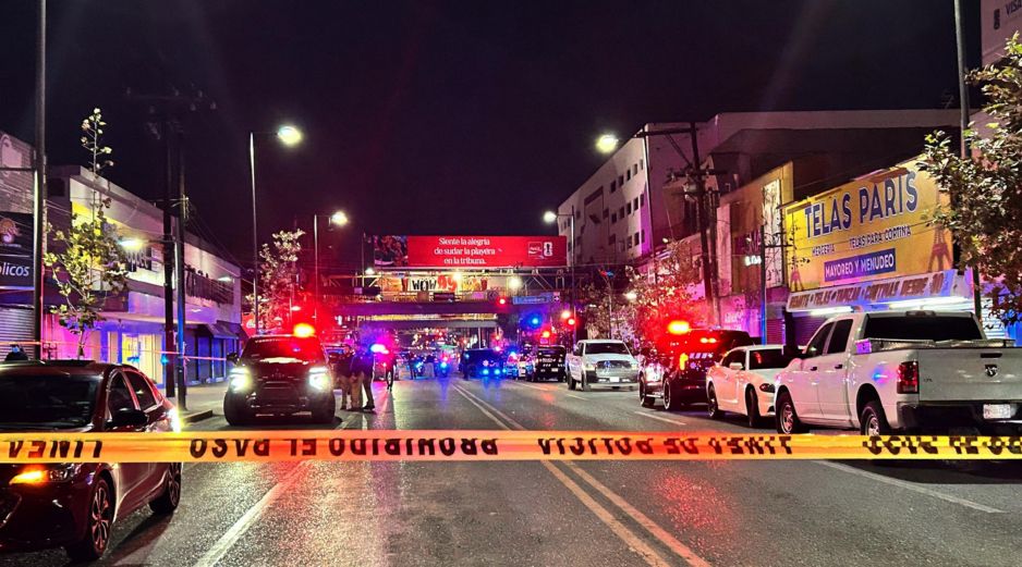 La zona en donde se registraron los sucesos es de alta incidencia delictiva y el año pasado se detuvieron en ella a 800 personas por delitos. EFE/Municipio de Monterrey