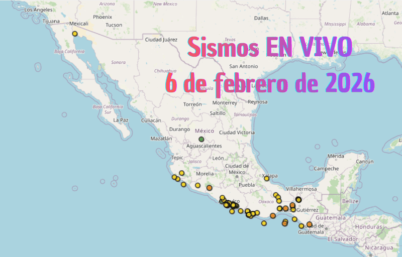 &nbsp;Monitoreo EN VIVO de los temblores en México. ESPECIAL / SSN