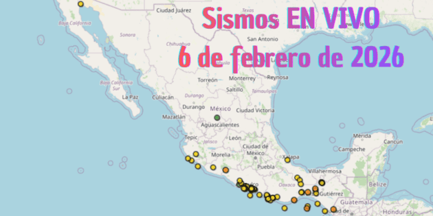 EN VIVO Temblor HOY: Sismos en M&eacute;xico | 6 de febrero de 2026