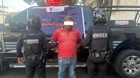 El sujeto fue puesto a disposición de un agente del Ministerio Público, para su traslado ante un juez de control. ESPECIAL