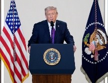 La publicación del presidente desató rechazo bipartidista al mostrar una representación ofensiva de Barack y Michelle Obama. EFE/A. Schwartz