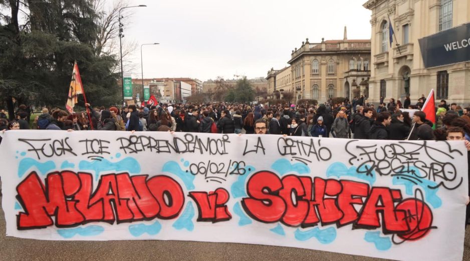 Anteriormente el ministro del Interior italiano, Matteo Piantedosi, se reunió con un embajador de EU en Italia, para preparar el despliegue del ICE en Milán. EFE/P. Salmoirago