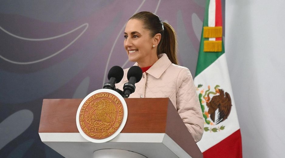 Sheinbaum destacó que su administración busca garantizar el derecho a la educación mediante más apoyos y universidades públicas. EFE/Presidencia de México