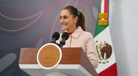 Sheinbaum destacó que su administración busca garantizar el derecho a la educación mediante más apoyos y universidades públicas. EFE/Presidencia de México