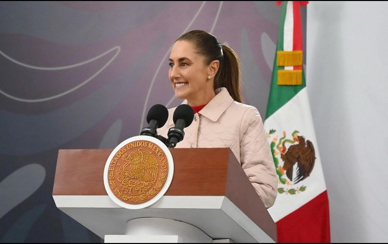 Sheinbaum destacó que su administración busca garantizar el derecho a la educación mediante más apoyos y universidades públicas. EFE/Presidencia de México