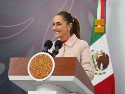 Sheinbaum destacó que su administración busca garantizar el derecho a la educación mediante más apoyos y universidades públicas. EFE/Presidencia de México