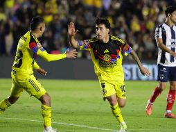 El América llegó a 8 puntos en el torneo; los Rayados se quedaron con 7. SUN/C. Mejía