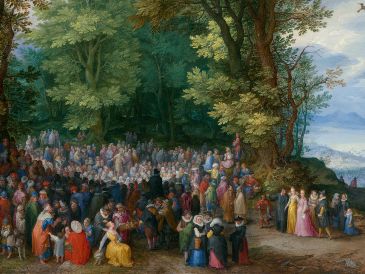 «Ustedes son la sal de la tierra. Si la sal se vuelve insípida, ¿con qué se le devolverá el sabor?». WIKIPEDIA/«El Sermón de la Montaña», de Jan Brueghel el Viejo