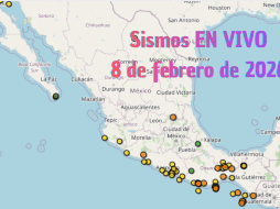 Sismos en México | EN VIVO | 8 de febrero de 2026. ESPECIAL / SSN