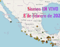 Sismos en México | EN VIVO | 8 de febrero de 2026. ESPECIAL / SSN