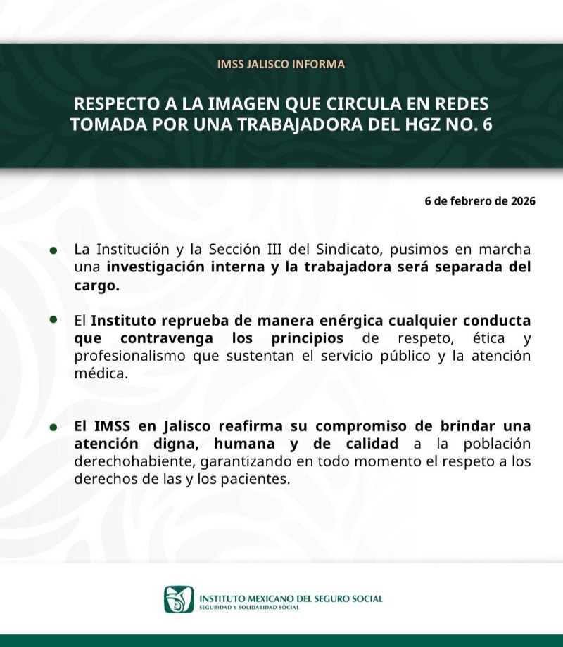 &nbsp;CORTESÍA/ IMSS Jalisco
