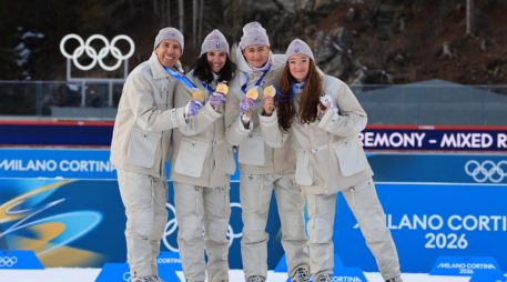 La actualización del medallero de Milano Cortina 2026 se estará dando a conocer en el transcurso de este día. EFE/EPA/PIERRE TEYSSOT