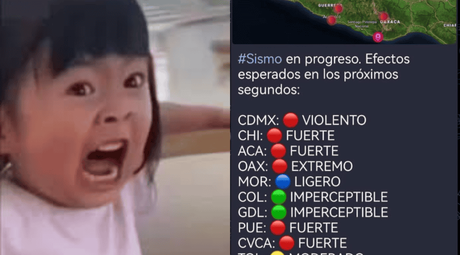 Algunos internautas tomaron con humor el sismo e hicieron del momento una anécdota más de la vida sísmica en México. SASSLA / CANVA