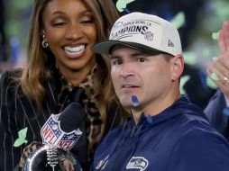 El entrenador de los Seattle Seahawks, Mike Macdonald, fue una pieza clave en el triunfo de esta noche. EFE