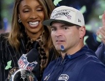 El entrenador de los Seattle Seahawks, Mike Macdonald, fue una pieza clave en el triunfo de esta noche. EFE
