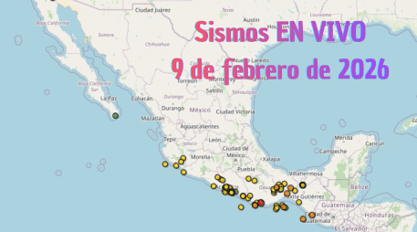Sismos en México | EN VIVO | 9 de febrero de 2026. ESPECIAL / SSN