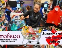 En este supermercado encuentras los precios más altos de todo el país para adquirir la Canasta Básica; se encuentra en Guadalajara. EL INFORMADOR / ARCHIVO
