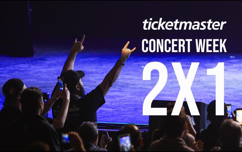 Todos estos conciertos en México se encuentran al 2x1 en Ticketmaster por el Concert Week. EL INFORMADOR / ARCHIVO