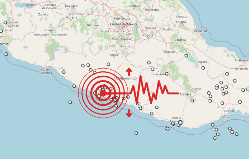 &nbsp;Sismo en Guerrero. ESPECIAL / SSN
