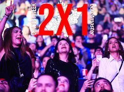 Todos estos conciertos en Guadalajara se encuentran al 2x1 en Ticketmaster por el Concert Week. EL INFORMADOR / ARCHIVO