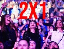 Todos estos conciertos en Guadalajara se encuentran al 2x1 en Ticketmaster por el Concert Week. EL INFORMADOR / ARCHIVO