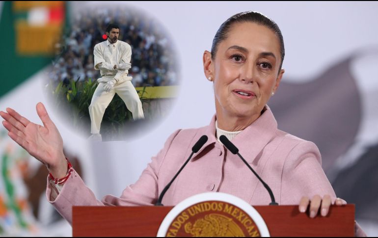 La opinión de Claudia Sheinbaum contrasta con la de Donald Trump, su homólogo de EU, quien aseguró que el show fue 