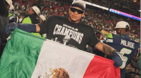 Cuando los Patriotas de Nueva Inglaterra aún se mantenían con vida y estaban a un touchdown de acercarse peligrosamente en el marcador, Love consiguió una intercepción clave que cambió el rumbo del encuentro. Instagram/@nflmx