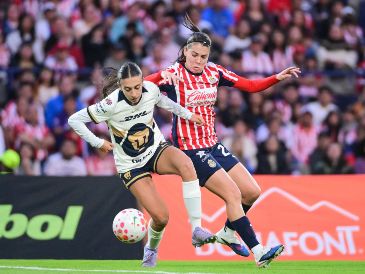 Guadalajara también vio cortada su racha de cuatro partidos consecutivos sin conocer la derrota frente a las universitarias. IMAGO7.