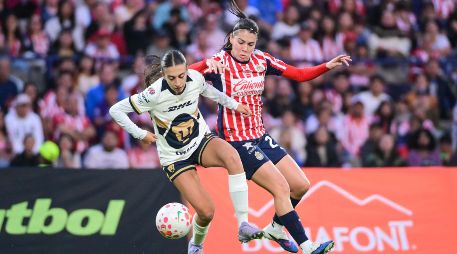 Guadalajara también vio cortada su racha de cuatro partidos consecutivos sin conocer la derrota frente a las universitarias. IMAGO7.