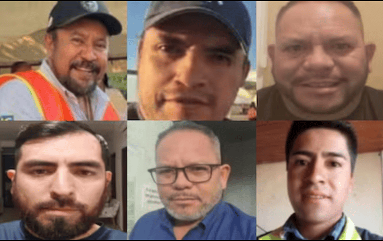 A través de las redes sociales, sus familiares y la Cámara Minera de México dieron a conocer las identidades de los cinco trabajadores de la mina. ESPECIAL
