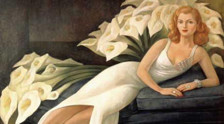 Obra de Diego Rivera titulada “Retrato de Natasha Gelman”, 1943. CORTESÍA