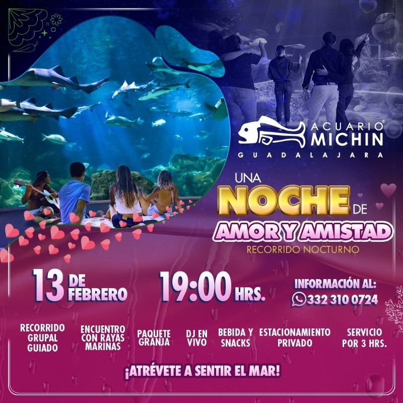 &nbsp;CORTESÍA/  Acuario Michin Guadalajara