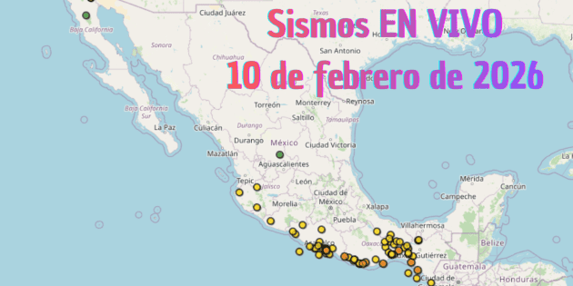 Temblor HOY | EN VIVO | Sismos en M&eacute;xico | Martes 10 de febrero de 2026