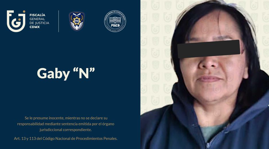 Tras su captura, Gaby 