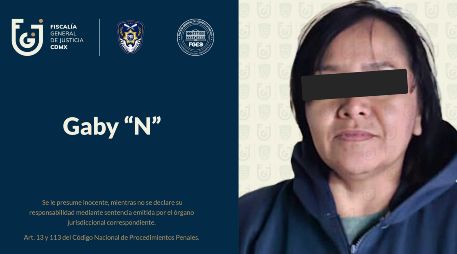 Tras su captura, Gaby 