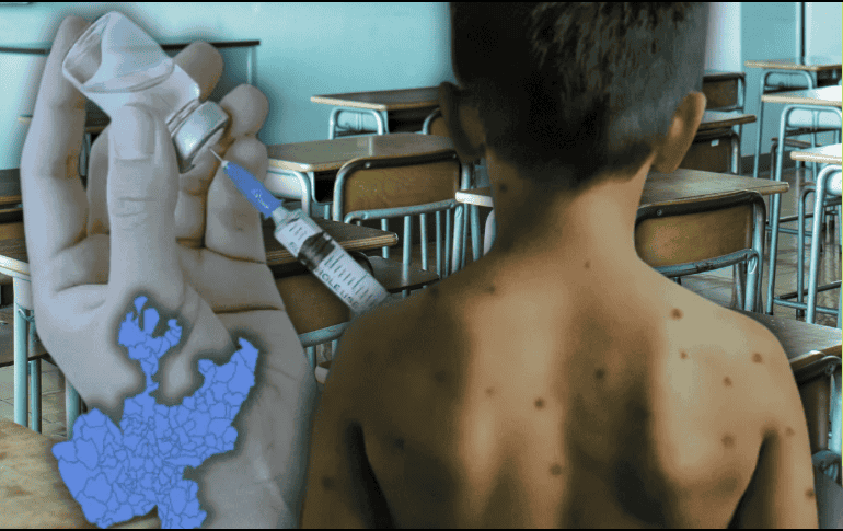 Hasta el jueves de la semana pasada, eran 30 las escuelas afectadas por sarampión en Jalisco. ESPECIAL