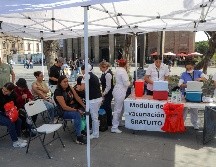 Estas acciones forman parte de una estrategia intensiva de vacunación implementada por el sector salud para contener el brote de sarampión en Jalisco. EL INFORMADOR/ A. Navarro