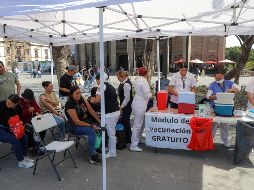 Estas acciones forman parte de una estrategia intensiva de vacunación implementada por el sector salud para contener el brote de sarampión en Jalisco. EL INFORMADOR/ A. Navarro