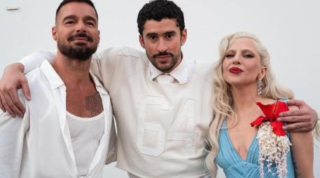Ricky Martin compartió el impacto que tuvo en él el espectáculo de medio tiempo del Super Bowl en el que fue invitado de Bad Bunny junto con Lady Gaga. EFE/@ladygaga
