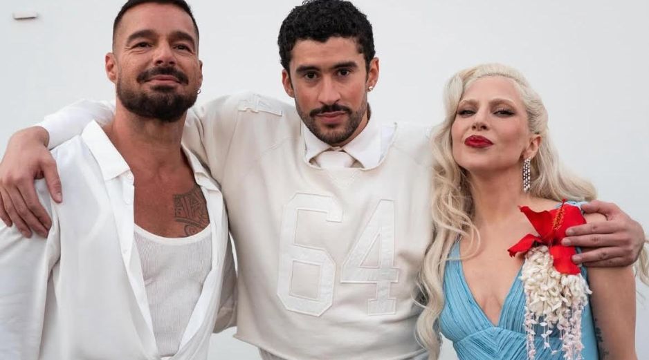 Ricky Martin compartió el impacto que tuvo en él el espectáculo de medio tiempo del Super Bowl en el que fue invitado de Bad Bunny junto con Lady Gaga. EFE/@ladygaga