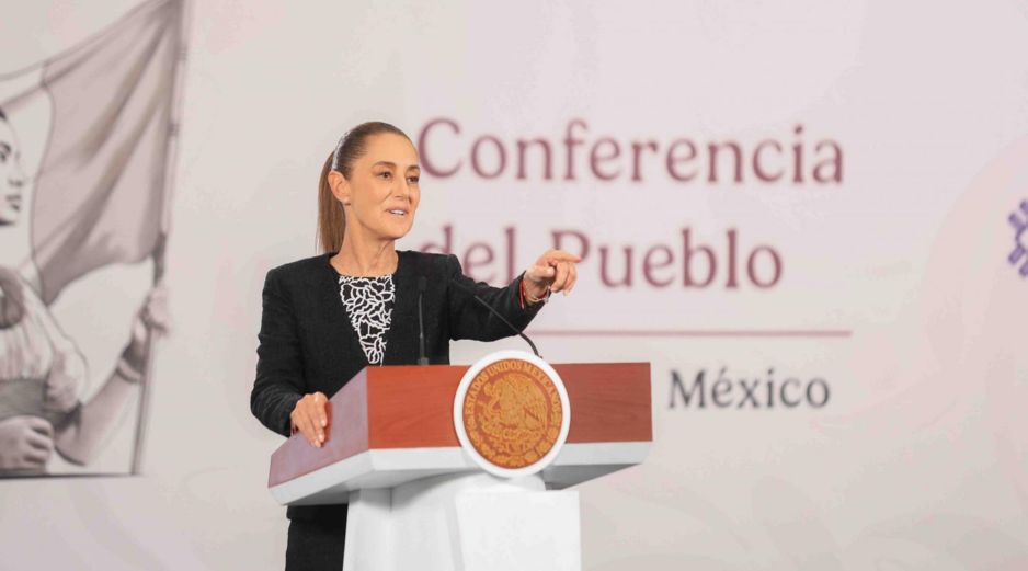 Sheinbaum detalló que en septiembre de 2024, un mes antes de asumir la Presidencia, el promedio diario era de 86.9 homicidios dolosos, mientras que en enero de 2026 la cifra se ubicó en 50.9 casos diarios. SUN / O. Alvarado