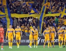 Rodrigo Aguirre hizo un doblete en su debut con los Tigres. EFE/M. Sierra