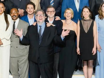 Guillermo del Toro fue una de las figuras destacadas durante el Almuerzo de los nominados al Oscar. ESPECIAL