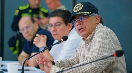 Petro sostiene que existe una “nueva junta del narcotráfico” que busca terminar con su vida desde que asumió el poder en 2022.. EFE