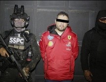 A Diego Rivera y dos cómplices también se les ratificó la prisión preventiva oficiosa; enfrentarán su proceso en la cárcel. EFE/ Secretaria Seguridad y Protección Ciudadana de México