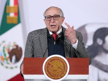 En la conferencia de la Presidenta Claudia Sheinbaum, el funcionario recordó que el sarampión es una de las enfermedades virales con mayor índice de transmisibilidad. EFE / M. Guzmán